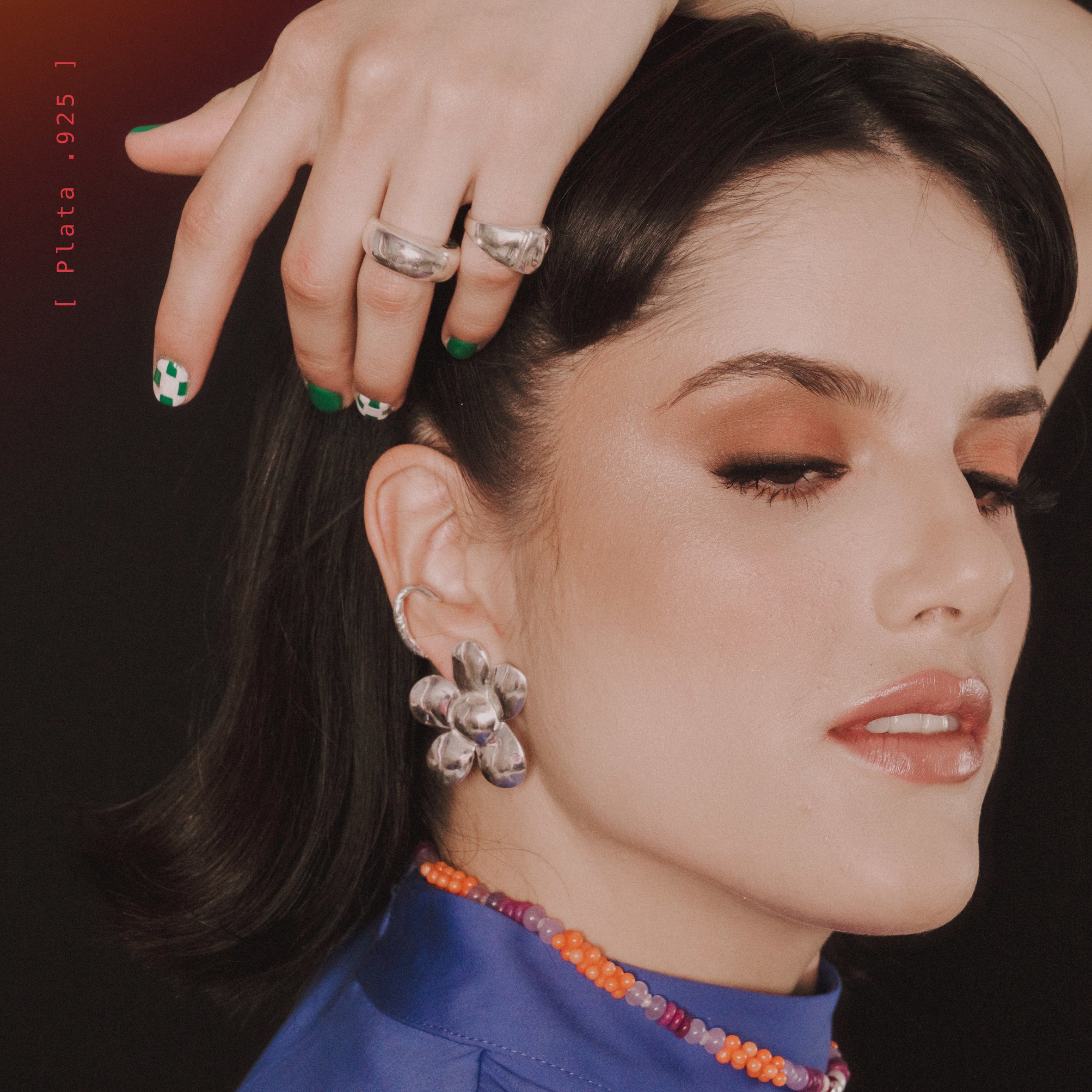 Aretes de plata 925 de joyería local y mexicana, diseños de autor
