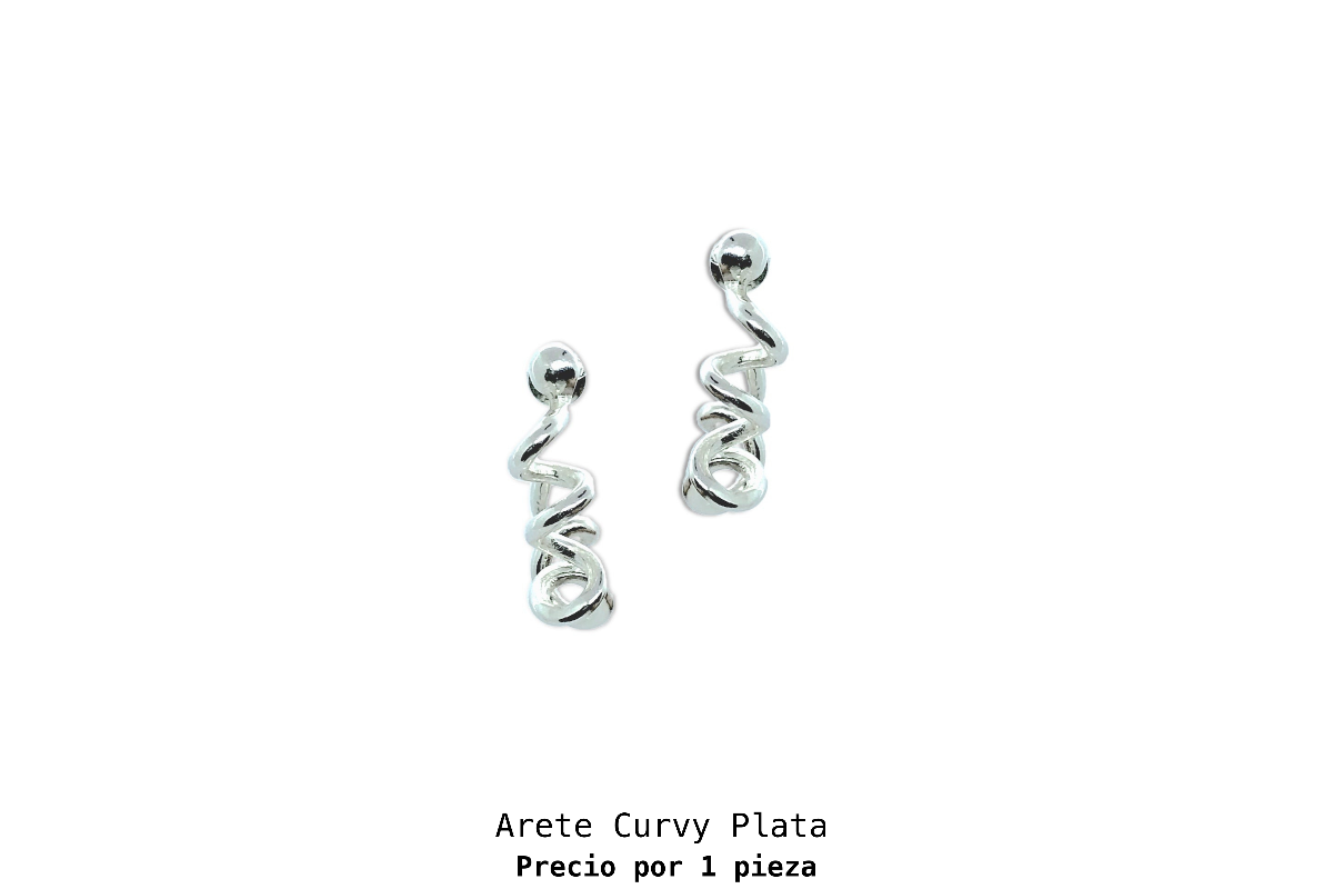 Aretes plata haz tu combinación