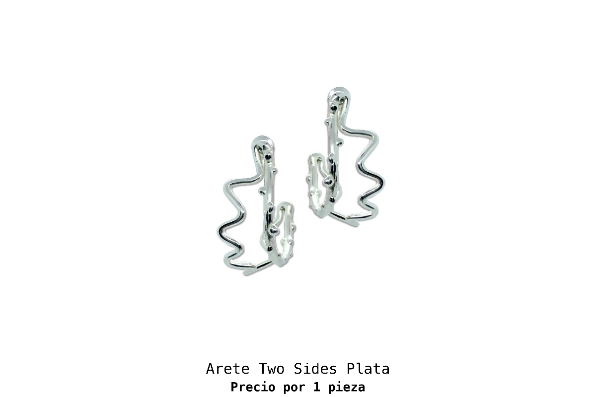 Aretes de plata 