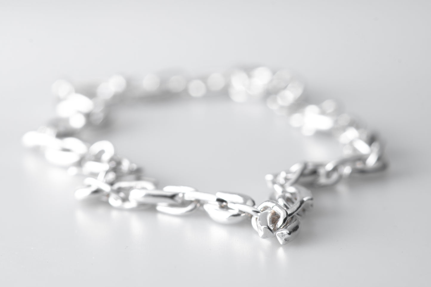 Cadena Choker Corazón detalle plata