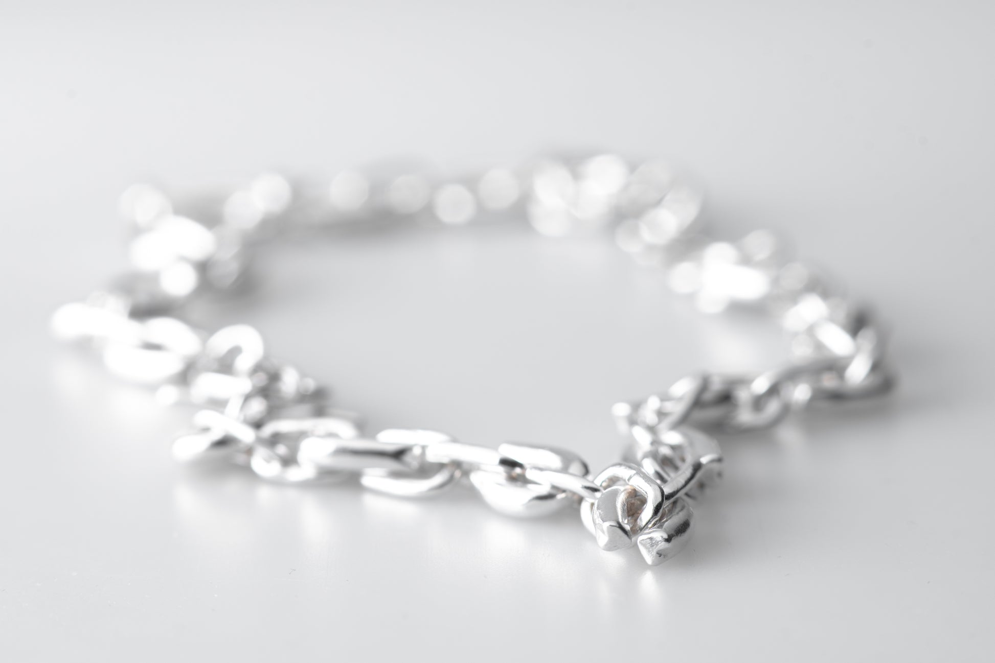 Cadena Choker Corazón detalle plata